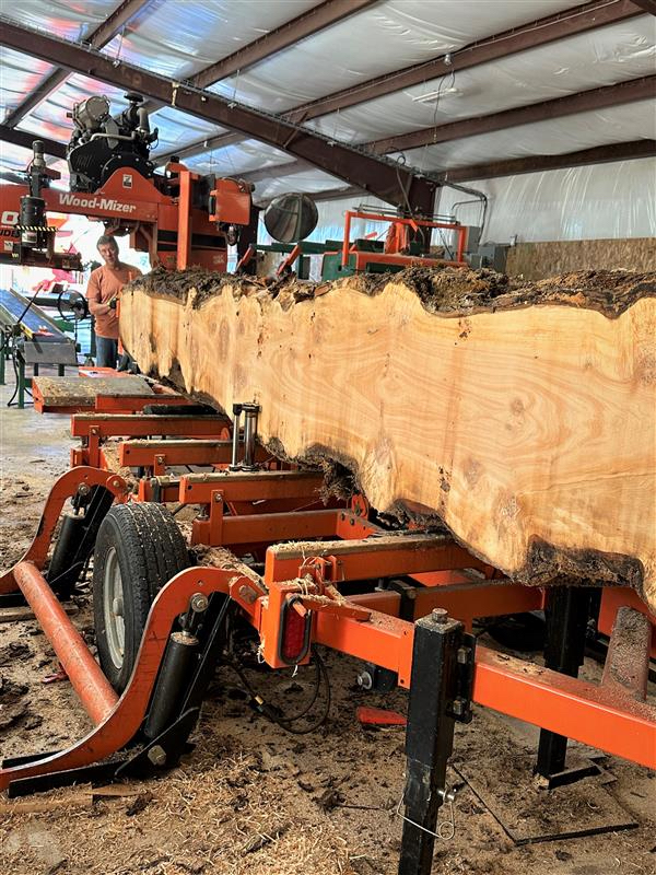 Thanks in part to a grant from the USDA Forest Service, Patrick Lumber Manufacturing’s small, portable hardwood mill will soon be replaced by a much larger facility capable of producing 150,000 board feet of mixed species hardwood lumber per month.